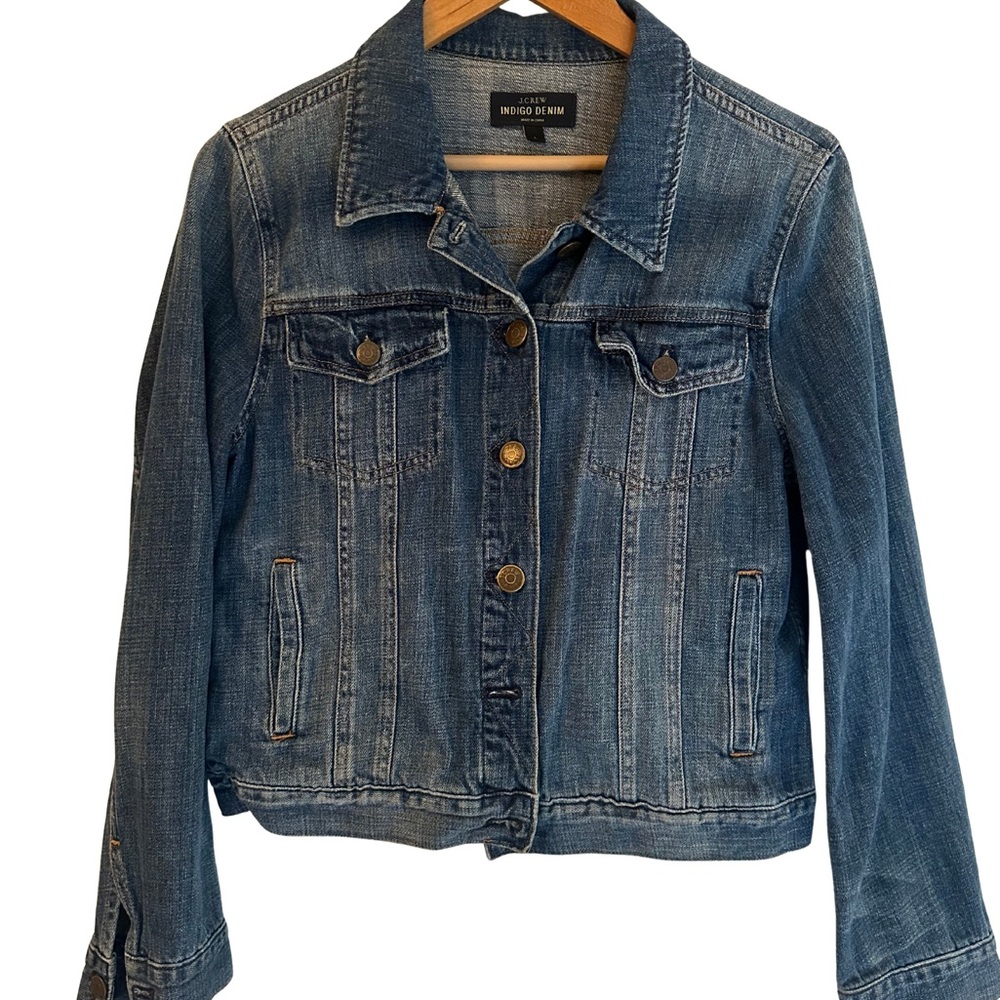 J. Crew Indigo Classic Denim Jacket
